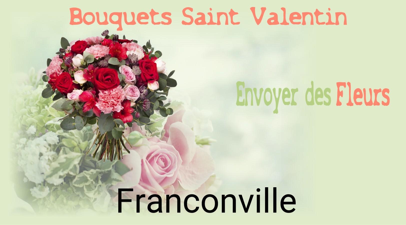 Roses de Saint-Valentin livrées à Franconville